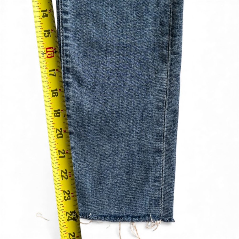 LOFT Classic Blue Distressed Jeans - Picture 4 of 4